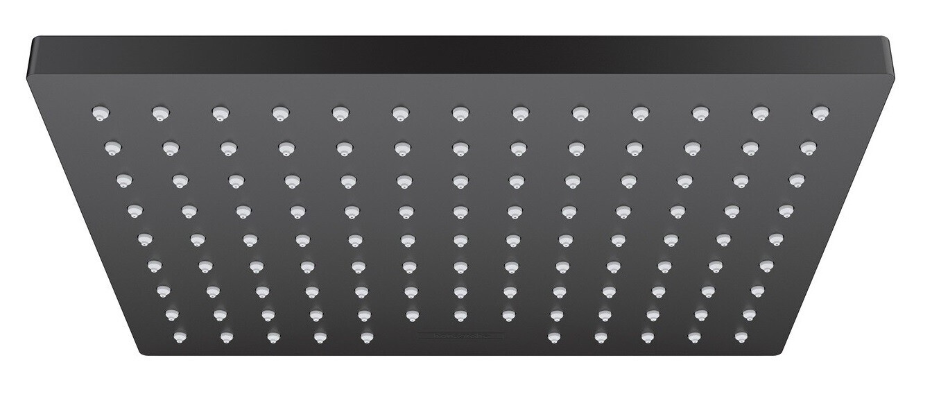 Douche de tête Hansgrohe Vernis Shape 230 1 jet EcoSmart en noir mat