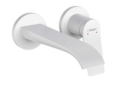 Mitigeur de lavabo encastré Hansgrohe Vivenis 195 mm en blanc mat