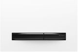 Geberit Sigma50 plaque de déclenchement, noir chromé brossé, design élégant et finition de qualité.