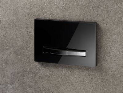 Geberit Sigma50 Flush Plate / Black - Black Chrome