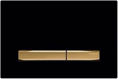 Geberit Sigma50 Flush Plate / Black - Brass