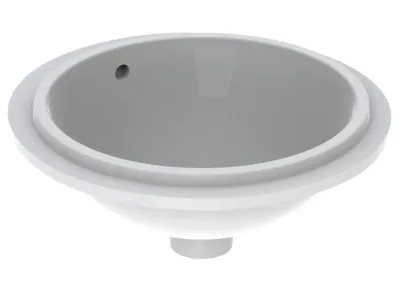 Geberit VariForm Circular Under-Mount Basin Diameter 40 cm with Overflow