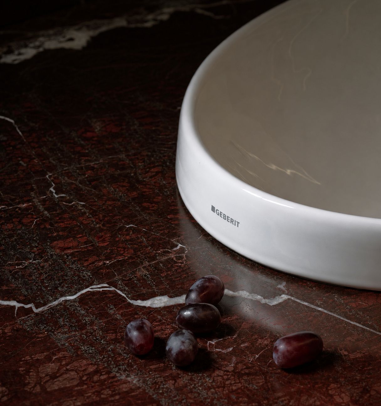 Geberit VariForm Round Built-in Washbasin 40 cm with Overflow