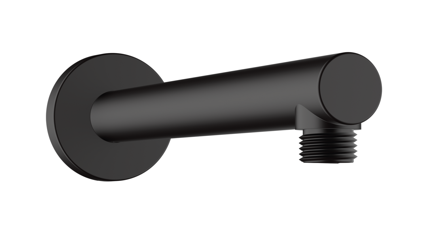 Bras de douche mural Hansgrohe Vernis Blend 240 mm avec rosace ronde en noir mat