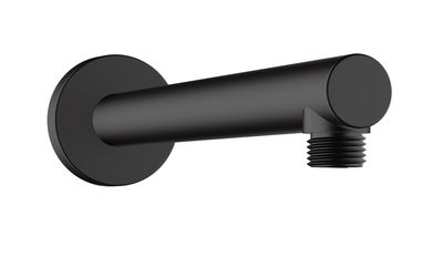 Bras de douche mural Hansgrohe Vernis Blend 240 mm avec rosace ronde en noir mat
