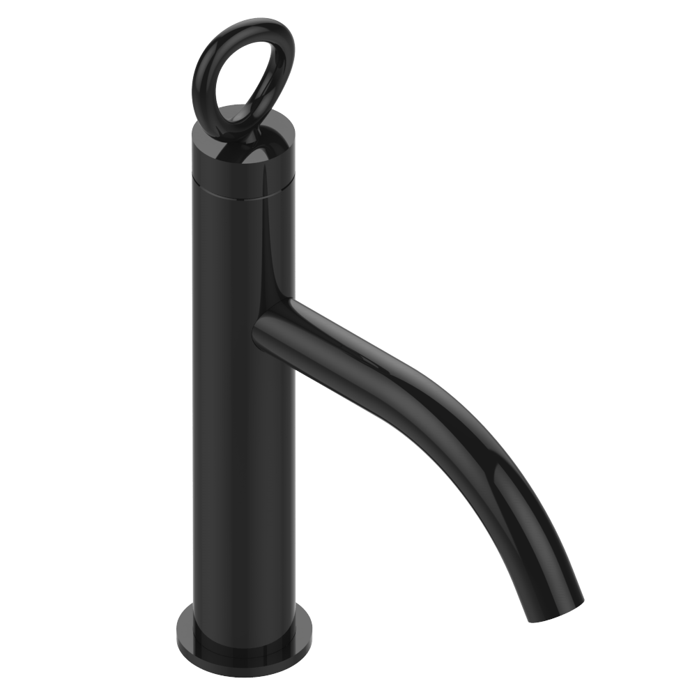 Mitigeur de lavabo monotrou THG 80, avec joystick, livré avec vidage - Collection "O" — vue 3