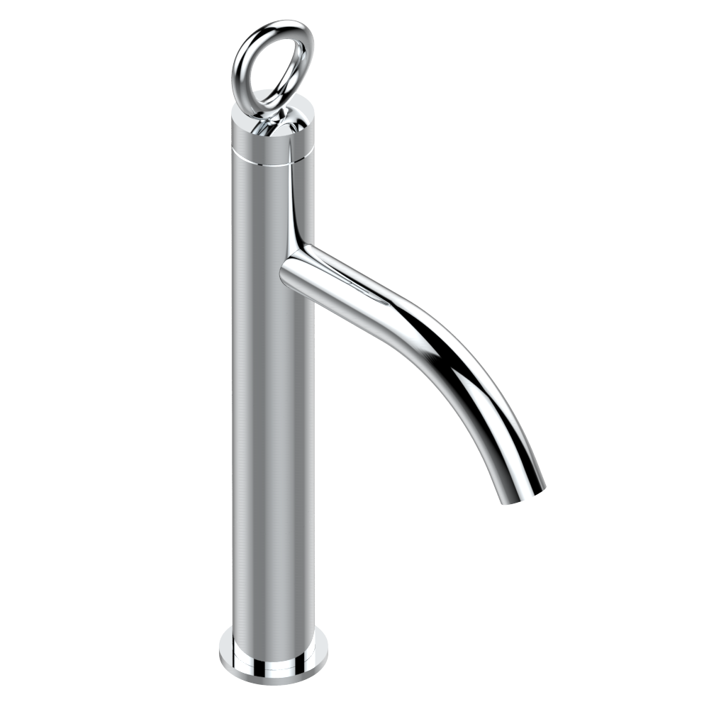 Mitigeur de lavabo monotrou THG 150, avec joystick, livré sans vidage - Collection "O"