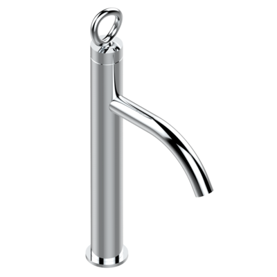 Mitigeur de lavabo monotrou THG 150, avec joystick, livré sans vidage - Collection "O"