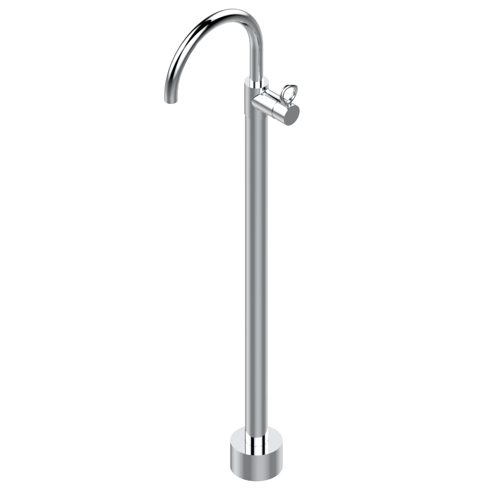 Mitigeur de lavabo THG sur pied et alimentation au sol - Collection "O"