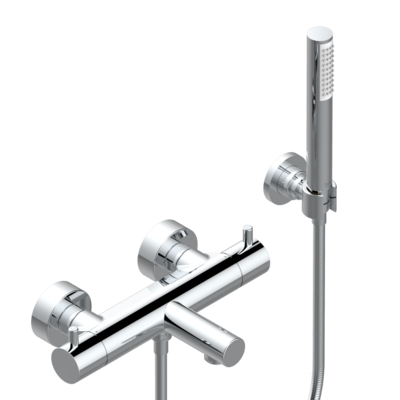 Mitigeur thermostatique de bain / douche THG mural - Collection "O"