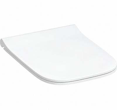 Abattant antibactérien WC Geberit Smyle Square à abaissement automatique