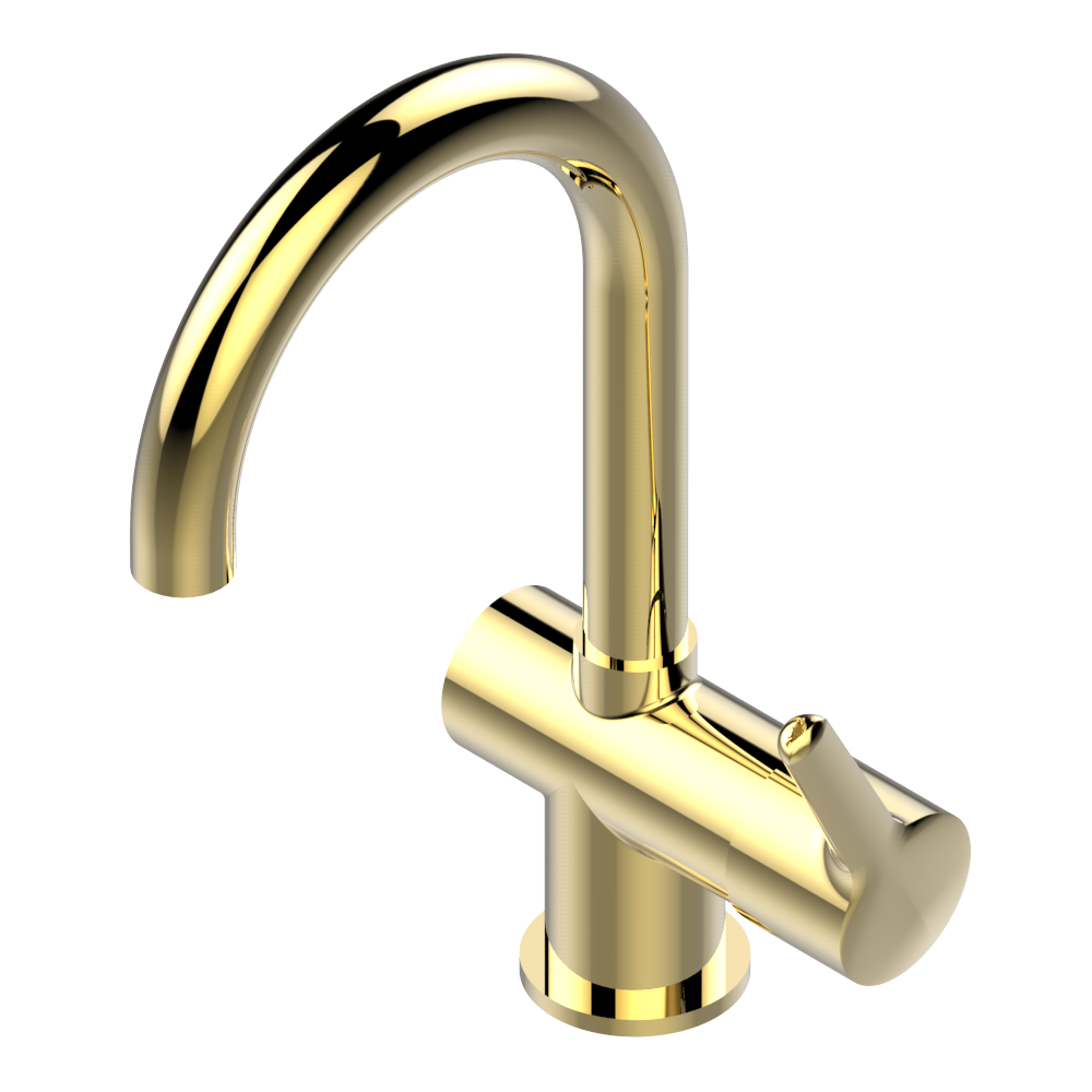Mitigeur de lavabo monotrou THG 190 avec vidage - Collection "Bondi à manettes" — vue 3