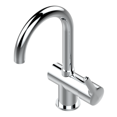 Mitigeur de lavabo monotrou THG 190 avec vidage - Collection "Bondi à manettes"
