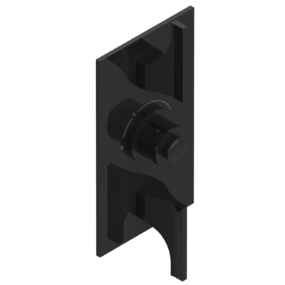 Set de finition THG pour douche thermostatique à encastrer avec deux robinets d'arrêt à 2 fonctions - Collection "Pure"