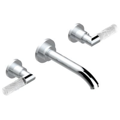 Unterputz-Zweigriff-Waschtischarmatur · THG Paris · Bambou Cristal Clair