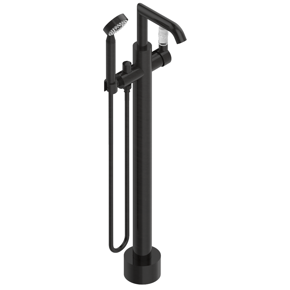 Mitigeur de bain / douche sur pied THG - Collection "Bambou Cristal Clair" — vue 3