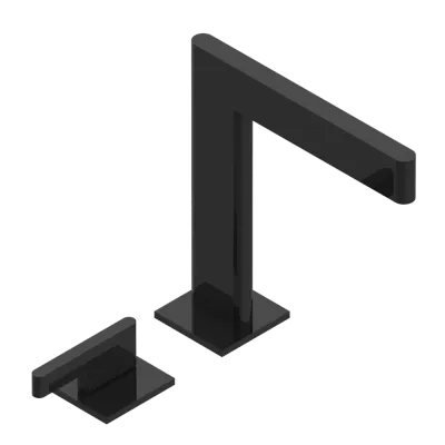 Mitigeur de lavabo THG 2 trous avec bec et mitigeur progressif - Collection "Icon-X"