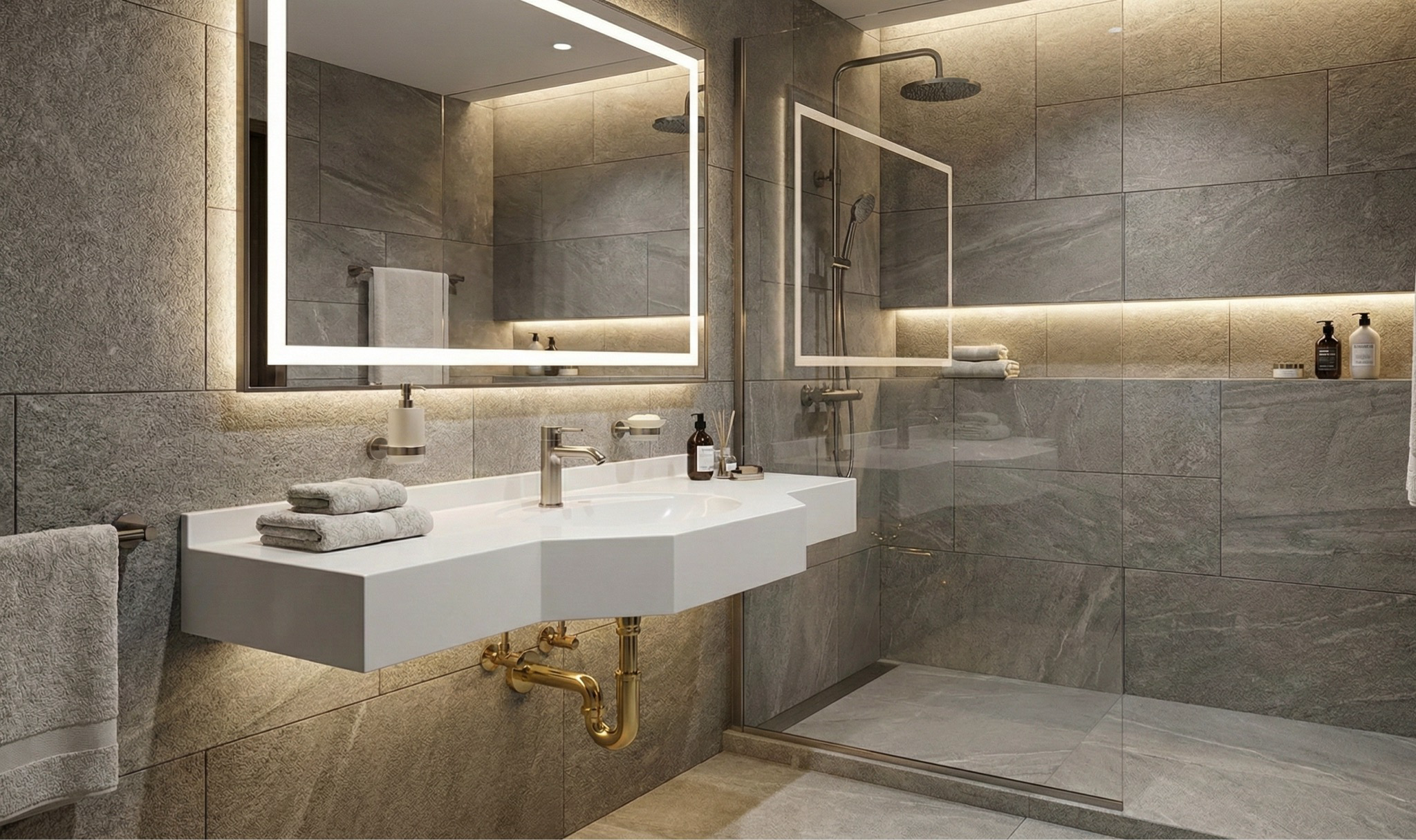 Plan-vasque Diva 160 cm - vue 4