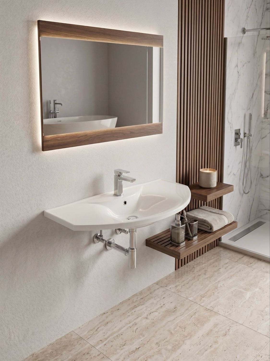 Vanity top Meditec 95 cm — Product view 2