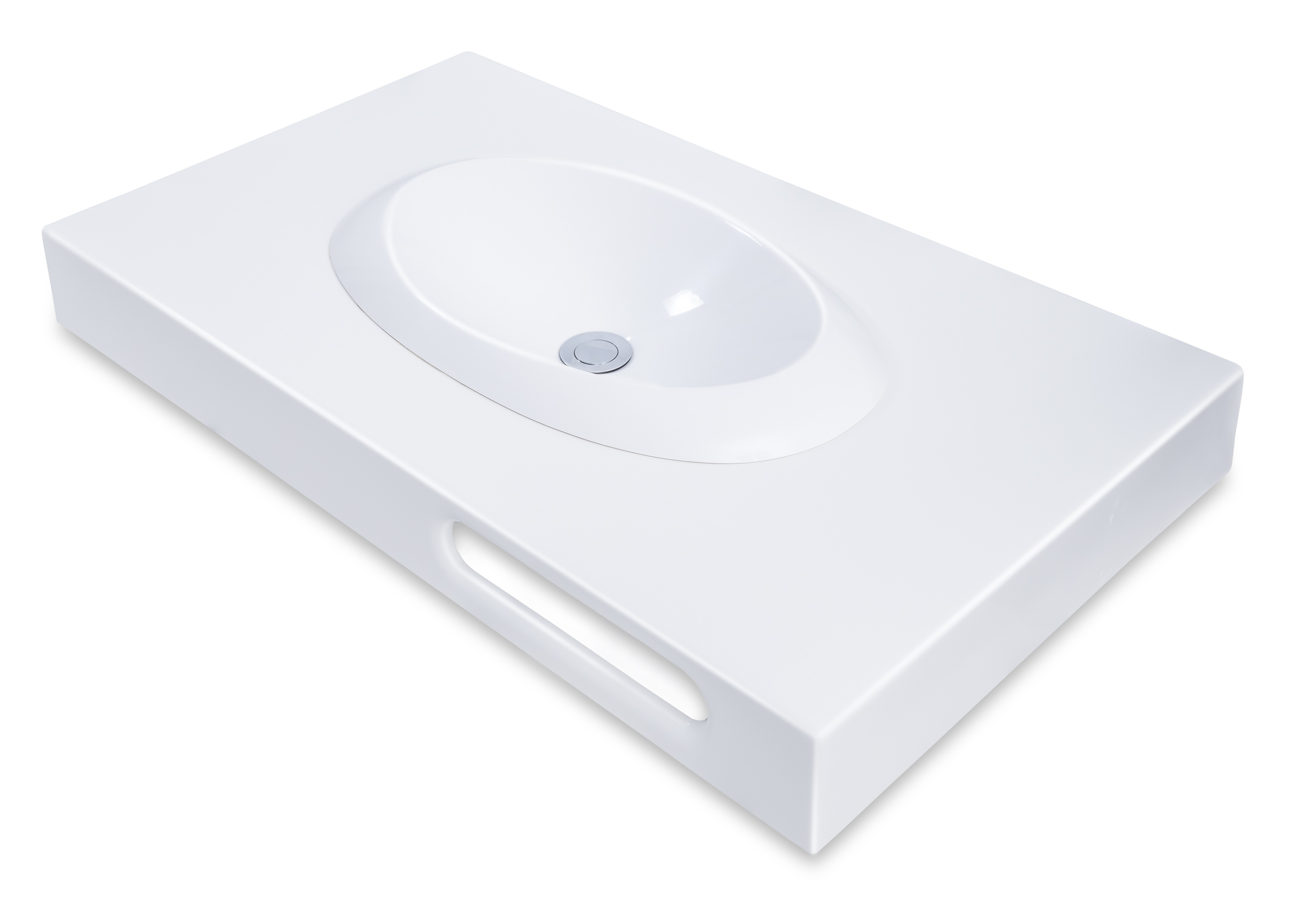 Plan AquaStone 90 cm blanc - vue 3