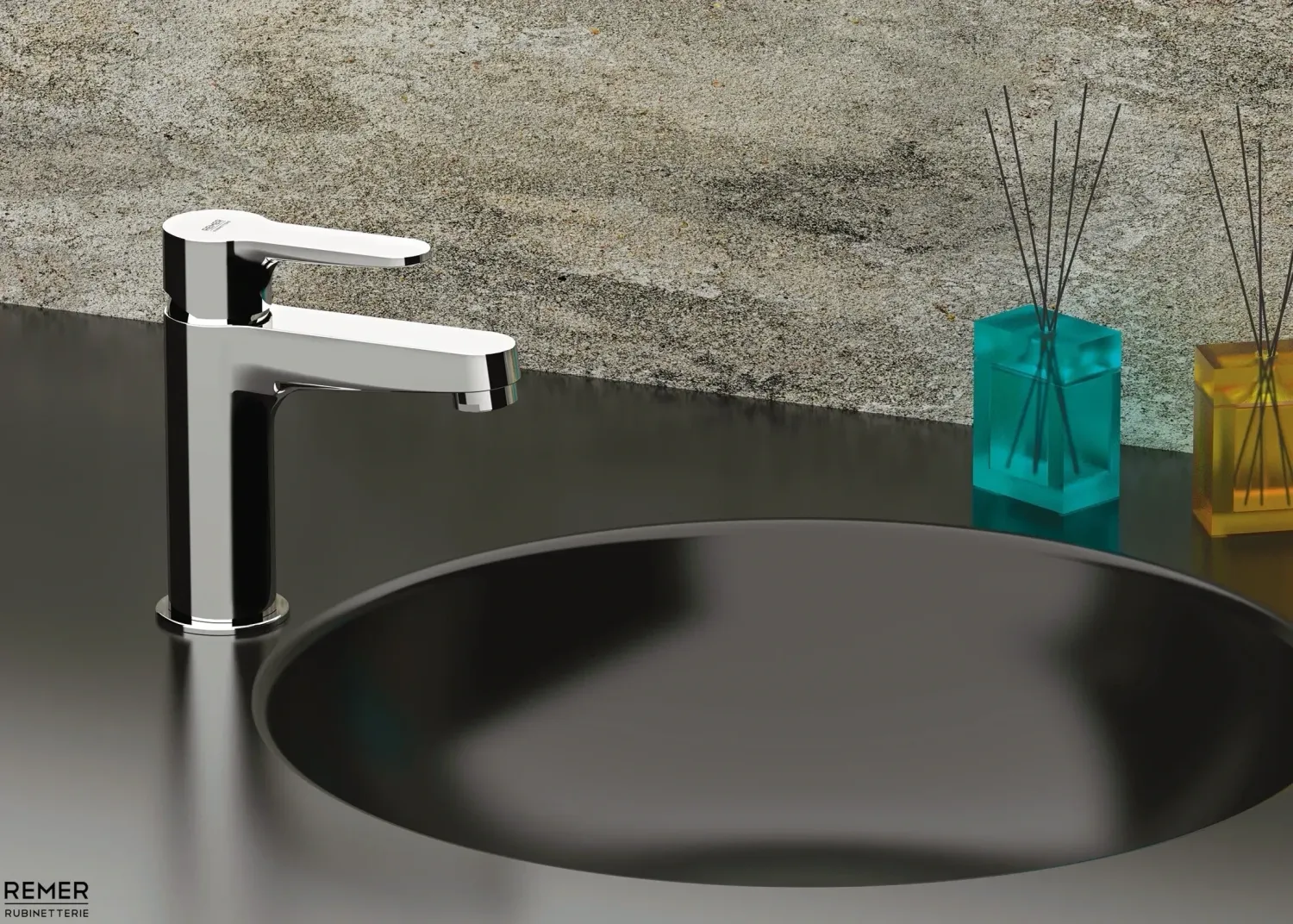 Remer Winner 100 Chrome Brass Sink Mixer with Pull-Out and Drain