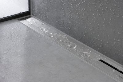 Set de finition Hansgrohe RainDrain Flex 700 mm découpable en acier inoxydable brossé
