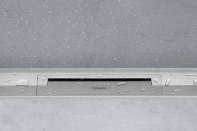 Set de finition Hansgrohe RainDrain Flex 700 mm découpable en chromé