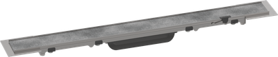Set de finition Hansgrohe RainDrain Rock 800 mm découpable et carrelable