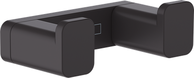 Crochet double Hansgrohe AddStoris Q en noir mat