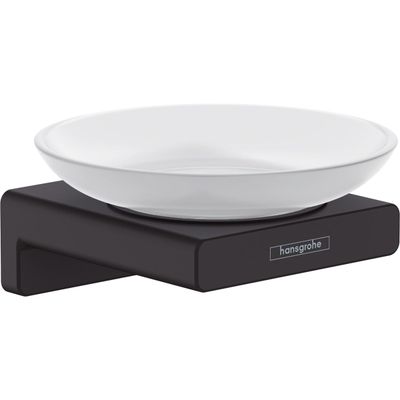 Porte-savon Hansgrohe AddStoris en noir mat