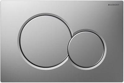 Geberit Sigma01 Flush Plate Round / Matt Chrome Lacquered