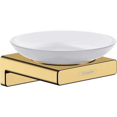Porte-savon Hansgrohe AddStoris en doré poli Porte-savon Hansgrohe AddStoris en doré poli