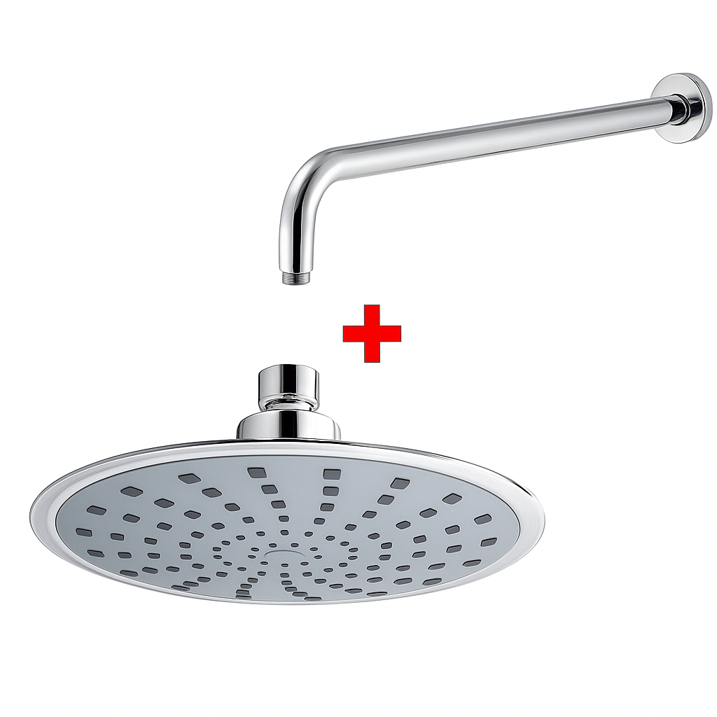Douche de tête Gedy 1 jet avec bras de douche - vue 2