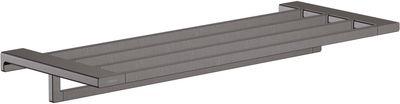 Porte-serviettes multi-barres Hansgrohe AddStoris en noir chromé brossé