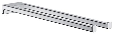 Porte-serviettes double branche Hansgrohe AddStoris
