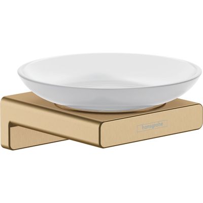Porte-savon Hansgrohe AddStoris en bronze brossé Porte-savon Hansgrohe AddStoris en bronze brossé