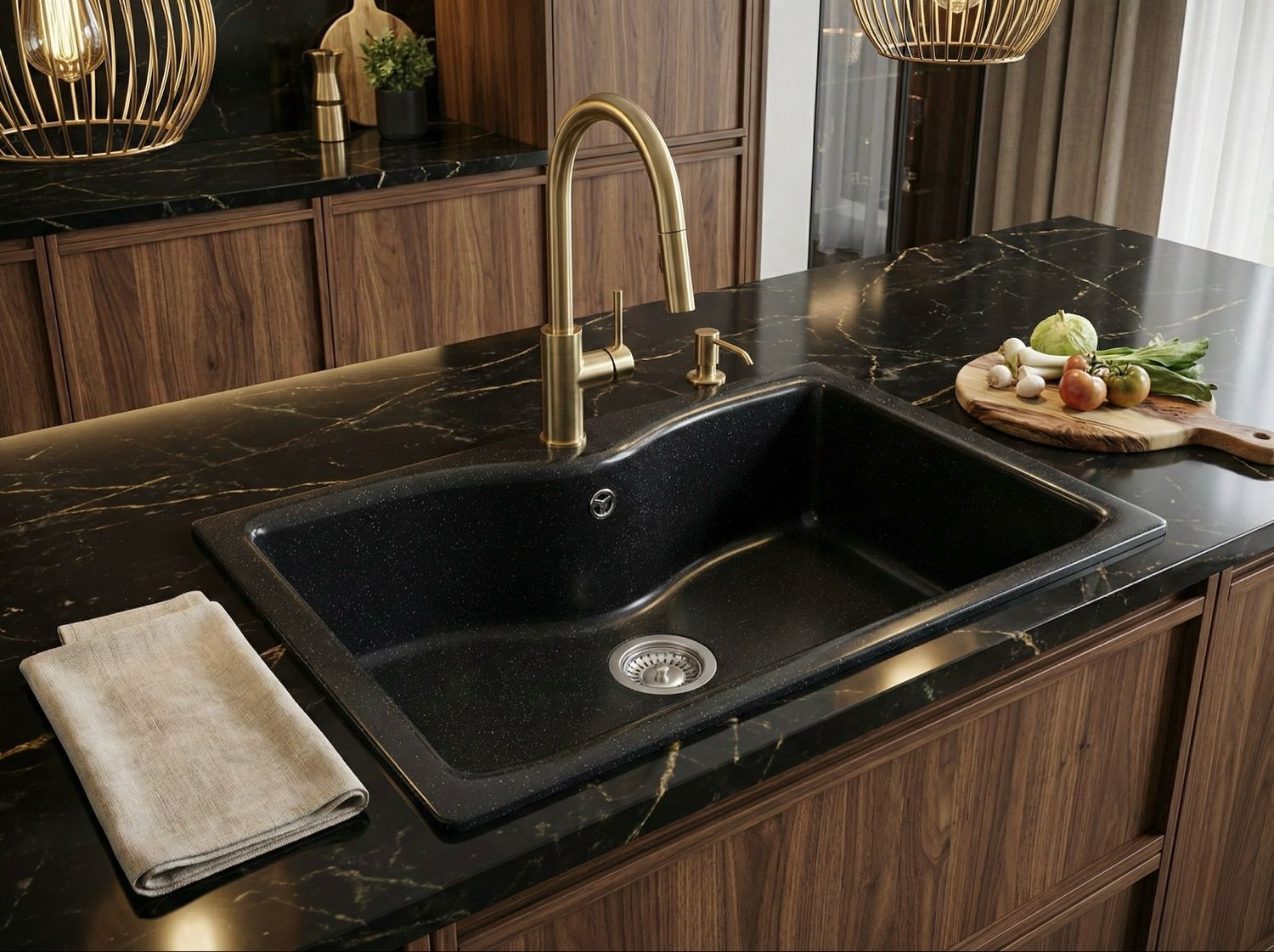 Flora Built-in Kitchen Sink 80 x 50 cm