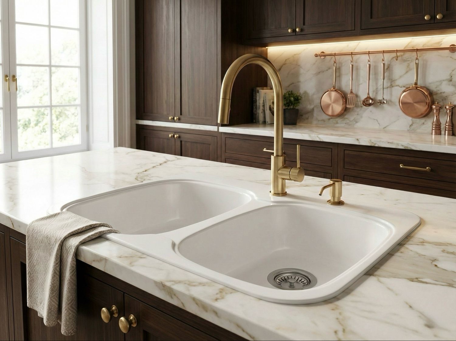 Salsa 80 cm x 50 cm Built-in Kitchen Sink
