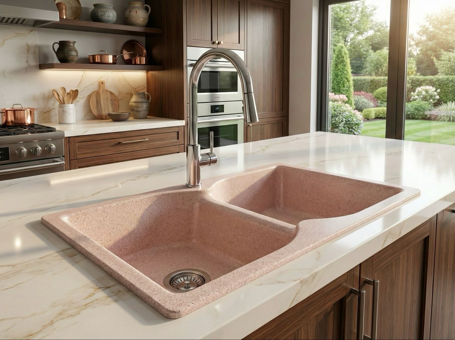 Twix 80 cm x 50 cm Built-in Kitchen Sink