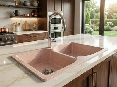 Twix 80 cm x 50 cm Built-in Kitchen Sink