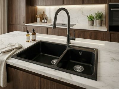 Rumba 90 cm x 50 cm Built-in Kitchen Sink
