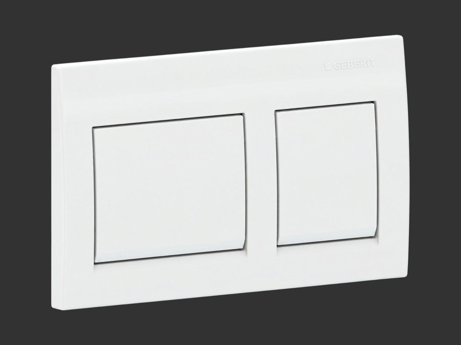 Next-generation trigger plate Alpha25 square / White