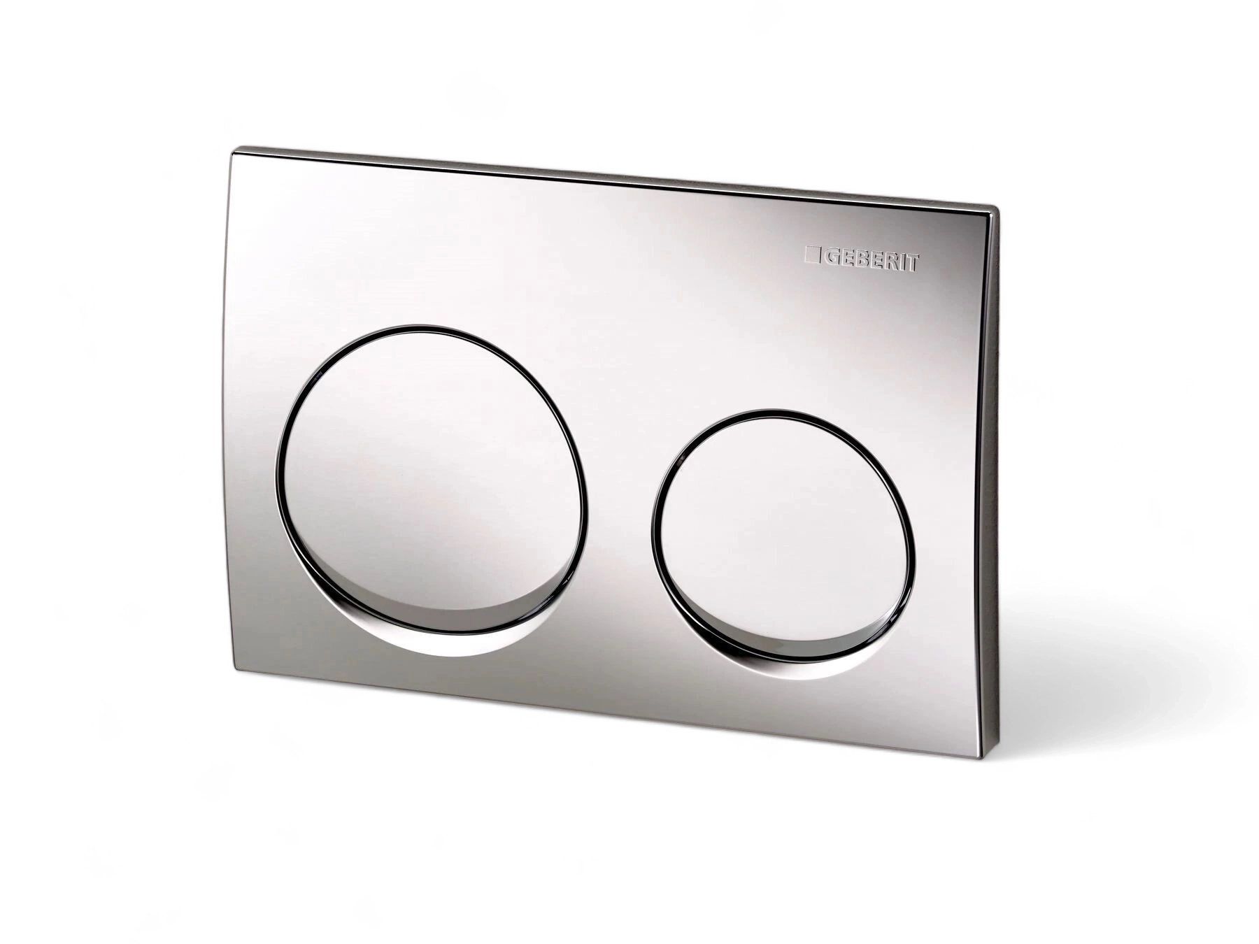 Plaque de déclenchement nouvelle génération Alpha25 round / Chromé brillant - vue 2