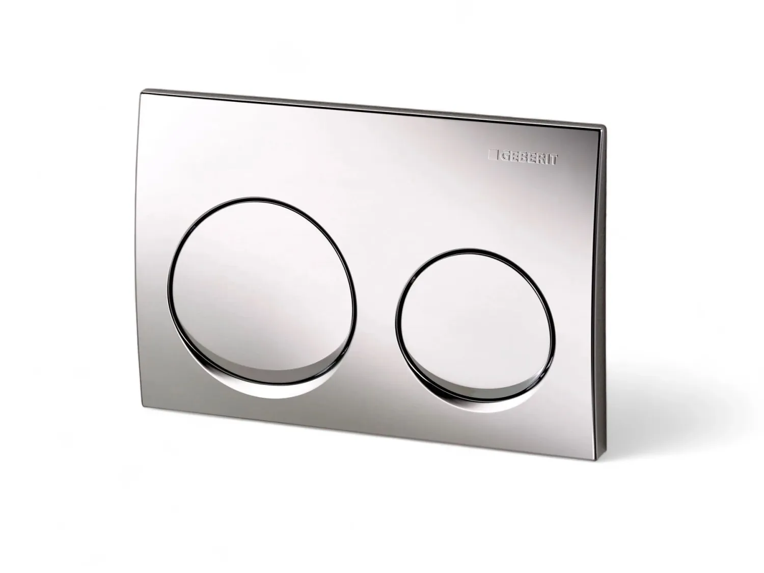 Next-generation Alpha25 round flush plate / Bright chrome