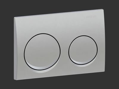 Alpha25 Round Next Generation Flush Plate / Matte Chrome