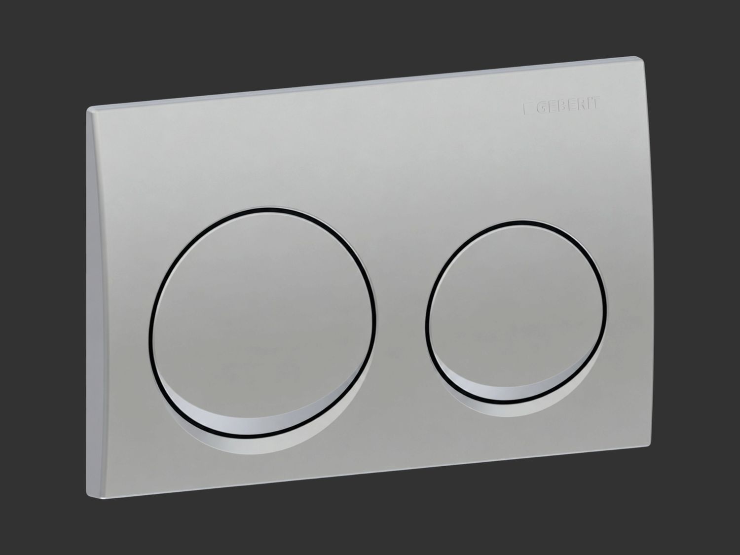Alpha25 Round Next Generation Flush Plate / Matte Chrome