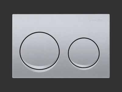 Alpha25 Round Next Generation Flush Plate / Matte Chrome Alpha25 Round Next Generation Flush Plate / Matte Chrome