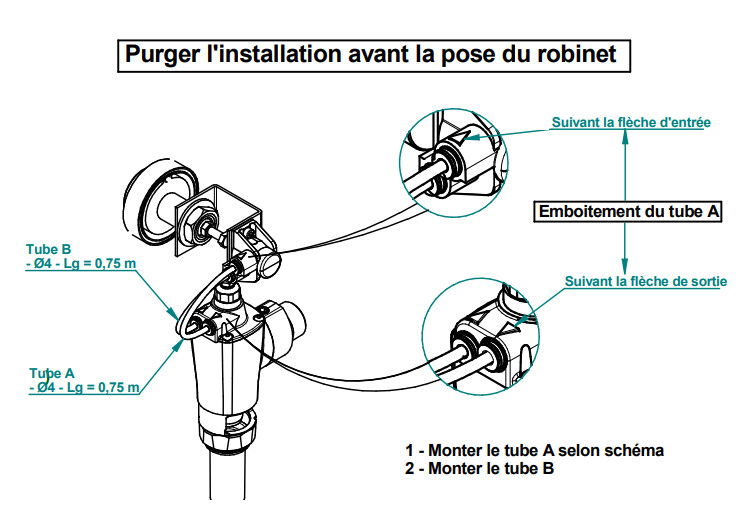 Robinet temporisé pour chasse direct Presto 1000 XL ECO — vue 4