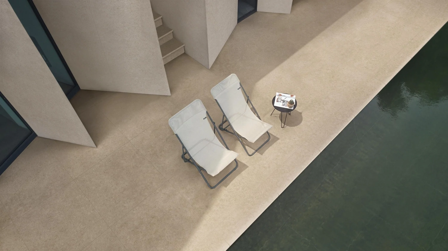 Grès cérame Boost Stone Cream mat R10 60 x 60 cm - Atlas Concorde - 2ème choix — vue 4