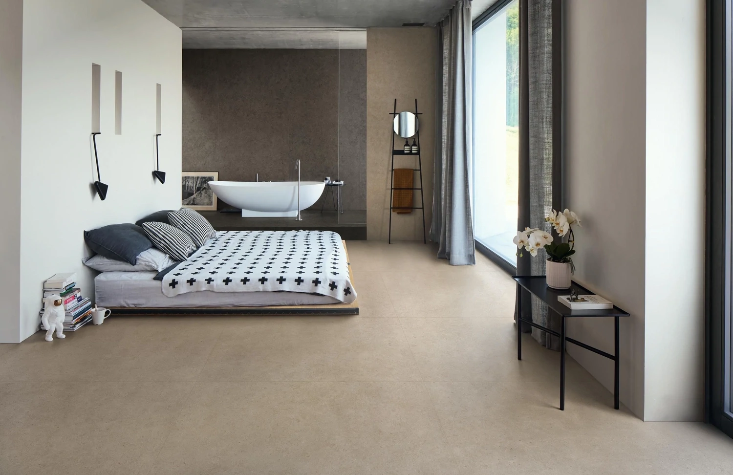 Grès cérame Boost Stone Cream mat R10 60 x 60 cm - Atlas Concorde - 2ème choix — vue 5